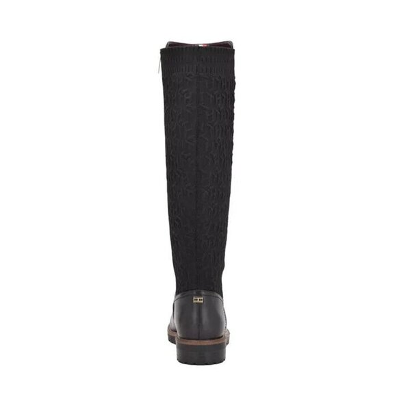 TOMMY HILFIGER Women's Famian Riding Boots 6M US Black - Picture 3 of 5